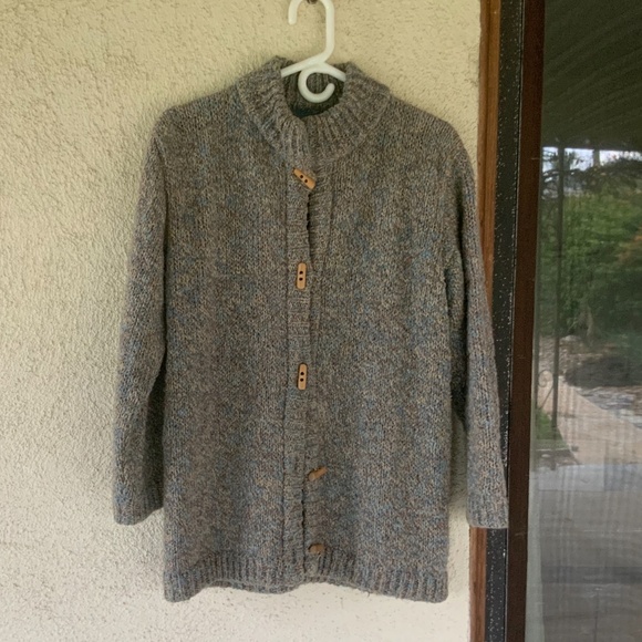 VINTAGE ESCADA HEATHER KNIT JACKET - Picture 1 of 4